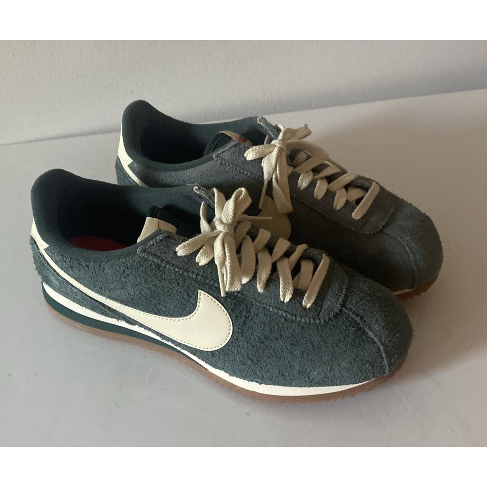 Nike Cortez Vintage Green Muslin Suede Sneakers FJ2530-301 Size 9